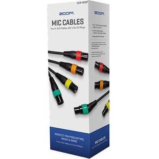 XLR-4c/CP XLR Mic Cables with Color ID Rings