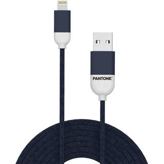 Pantone MFI USB-A til Lightning Kabel 12W - 1.5m - Navy