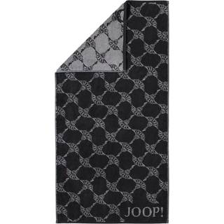 JOOP! Herren Duschtuch schwarz Baumwolle & Mix gemustert