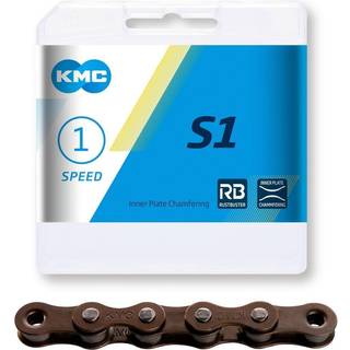 KMC Kæde S1 Værksted 50 m Wide 1-gear/navgear 1/2''x1/8''