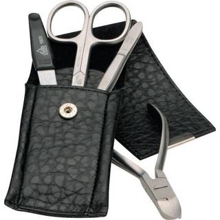 ERBE Erbe Manicure Etuis Royal Case 4-piece with Clippers Etui med trykknap i sort 1 Stk. (503,00 kr / 1 stk.) - 1 Stk.