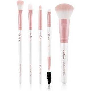 Luvia Cosmetics Brush Brush Set Prime Vegan Candy Daily Selection Round Blender + Pencil Brush + Full Face Brush + Cream Shader + Duo Brow Brush 1 Stk. (175,00 kr / 1 stk.) - 1 Stk.
