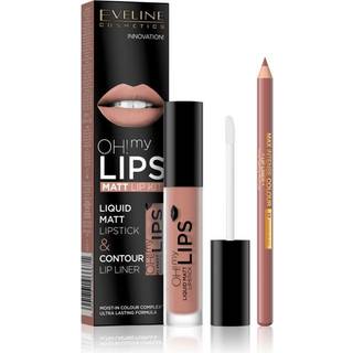 Eveline Cosmetics OH! my LIPS Matt Læbesæt 01 Neutral Nude 2 stk. - 2 stk.