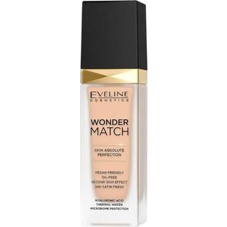 Eveline Cosmetics Wonder Match Langtidsholdbar flydende foundation med hyaluronsyre Skygge 16 Light Beige 30 ml - 30 ml