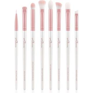 Luvia Cosmetics Brush Brush Set Prime Vegan Candy All Eye Want Wing Liner + Cream Shader + Eye Contour + Pointed Crease Brush + Soft Blender + Precision Blender + Smudger + Fine Liner 1 Stk. (160,00 kr / 1 stk.) - 1 Stk.