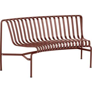 HAY Palissade Park Dining Bænk IN 1 Stk. Ink. Monterings Set Ikke Fritstående Iron Red