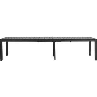 New Haven udtræksbord 100 x 226/280/343 cm. Sort