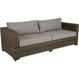 Brafab, Ninja 3-personers sofa i rustik kunstrotting inklusive vandafvisende puder