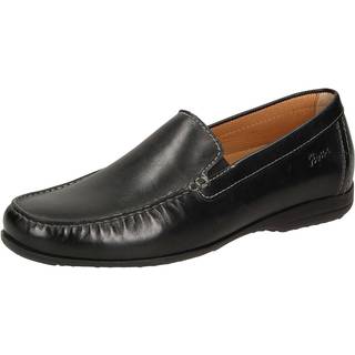 Sioux Herren Slipper schwarz Glattleder