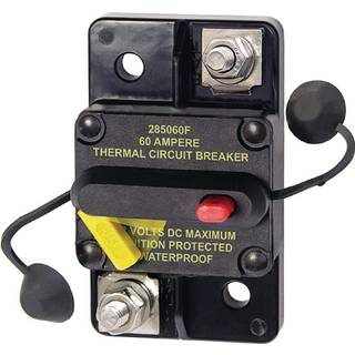 Automatsikring Blue Sea Systems Circuit Breaker 285 Surface Mount, 60 A, M6, 48 V DC