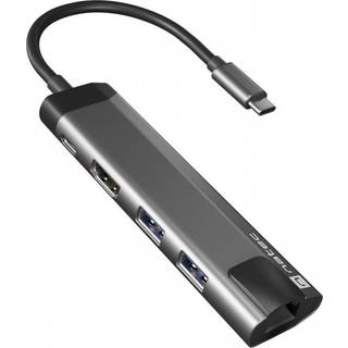 Natec Fowler GO Hub USB-C Multiport Adapter 5 in 1 - USB-hubb (100W)