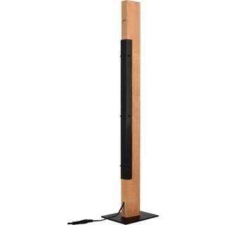 Madera LED-gulvlampe af egetræ, kan dæmpes