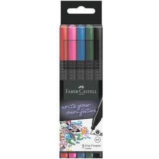 Faber-Castell Grip Fineliner | 5 farver