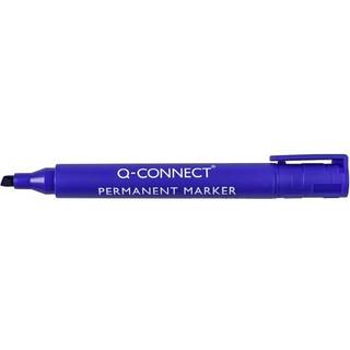 10 x Q-connect permanent marker 1,2-5mm blå
