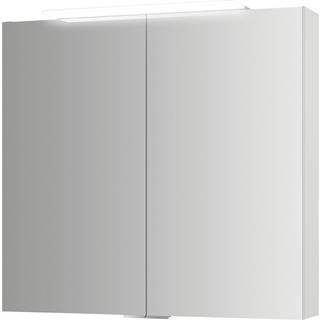 Nortiq Lightblade LED spejlskab, 72 x 68,5 x 22 cm, hvid