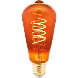 EGLO LED pære ST64 Spiral 4W/820 30 lumen kobber dæmpbar E27