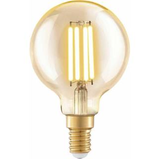 EGLO LED pære G60 Globe 4W/822 350 lumen amber E14