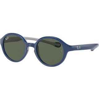 Ray - Ban Børn RJ9075S 709671 Solbriller Injiceret Blå Grøn Pantos Normal - Blå