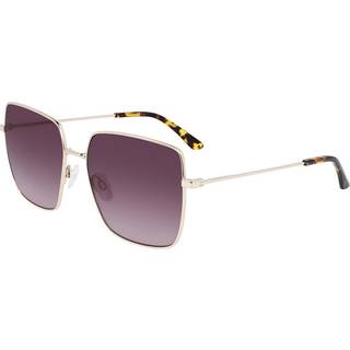 Calvin Klein Kvinde CK20135S 718 Solbriller Metal Guld Violet Firkantet Skygge