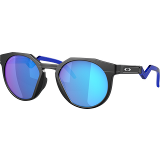 Oakley Mand OO9242 HSTN 924204 Solbriller O_matter Sort Blå Rund Polariseret Prizm