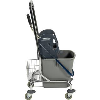 SPRiNTUS Moppevogn, Enkelt 1x27 l Moppresse, Chrom (301.035)