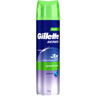 Gillette Barbergel Series Sensitive 200 ml