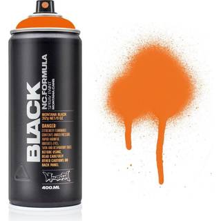 Montana BLACK Spraymaling, 400ml. Pure Orange