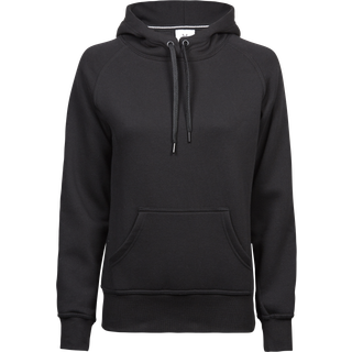 Tee Jays Hooded Dame Sweatshirt, Sort, Str. 2XL