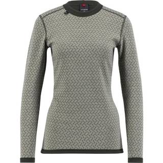 Ulvang Women's Comfort 200 Round Neck Agate Grey/Urban Chic, XS