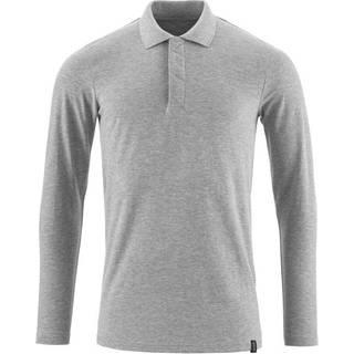 MASCOT CROSSOVER poloshirt, langærmet, grå-meleret - 2XL