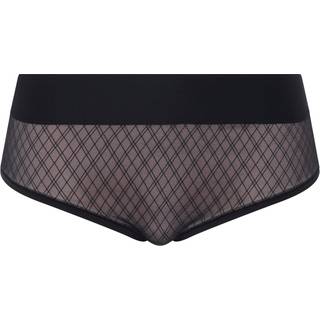 Chantelle Corsetry Covering Bottoms Shorty - Black w Beige - 40