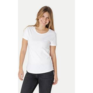 Neutral Dame Roll Up Sleeve T-Shirt Hvid