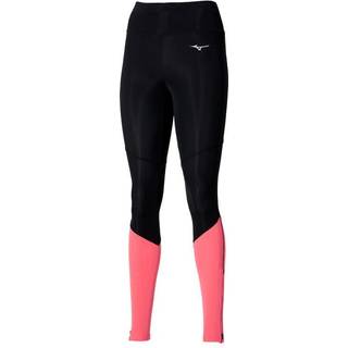Mizuno Core Lange Tights L - Dame, Sort | Komfortable og åndbare løbetights