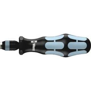 Wera 3816 R Bits-håndgreb med Rapidaptor hurtigskift, rustfri stål, 1/4 tomme x 119 mm