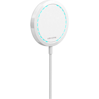 SERO Trådløs magnetisk lader m. lys 15W, Magsafe kompatibel, hvid