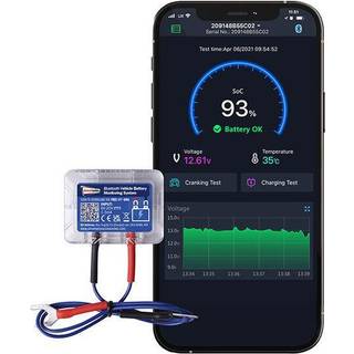 Bluetooth overvågning af 12V batteri til bil og båd