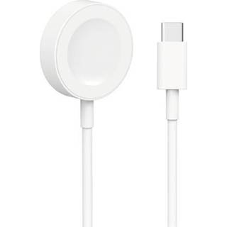 Sinox trådløst ladekabel til Apple Watch 1 meter - hvid (På lager i varehus)