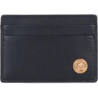 Versace Medusa leather card holder - black - One Size