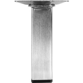 Home-it Bordben 10 cm. 24x24 mm. - børstet stål ✓ På lager - klar til levering og afhentning