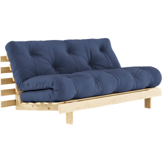 Roots 160 Sovesofa fra Karup Design i Massiv FSC Fyrretræ | Japandi - 737 Navy - Klar lak