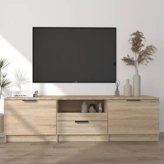Tv-Skab 140X35X40 Cm Konstrueret Træ - Sonoma-eg