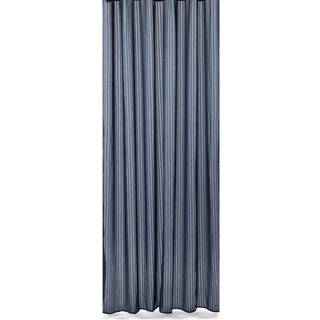 Luksus badeforhæng fra GARTEX by COMPLIMENTS MED RYNKEBÅND - LINES DEEP BLUE 45