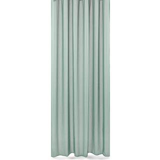 Luksus badeforhæng fra GARTEX by COMPLIMENTS MED RYNKEBÅND - LINES DUSTY GREEN 36