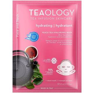 Teaology Pleje Ansigtspleje Peach Tea Hyaluronic Mask 21 ml (2.476,00 kr / 1 l) - 21 ml