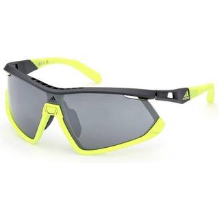 Adidas Sport Unisex SP0055 20C Solbriller Plast Grå Grå Maske Spejlet