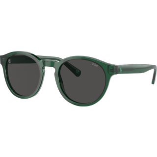 Polo Ralph Lauren Mand PH4192 608487 Solbriller Acetat Grøn Grå Rund Normal