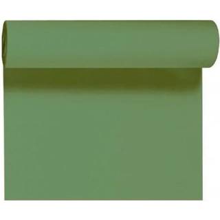Duni 3 i 1 Bordløber Leaf green - 0,4 x 4,8 m
