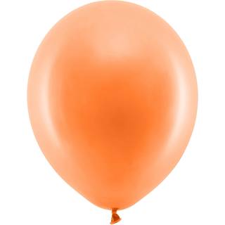 10 stk. Latexballoner orange 12" - Perfekt til fest og heliumbrug