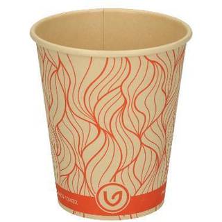 Verive kaffebæger 25 cl Ø80mm brun/rød 50 stk