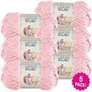 Bernat T?ppe Yarn-Baby Pink Multipack p? 6 6 Pack